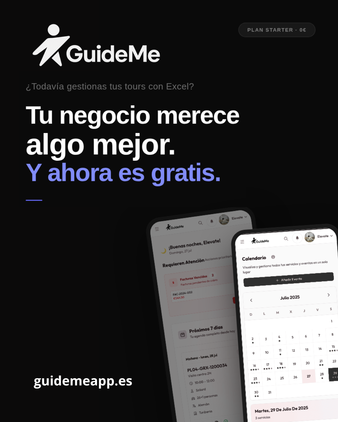 GuideMe ahora es gratis: software de facturación y gestión para guías turísticos