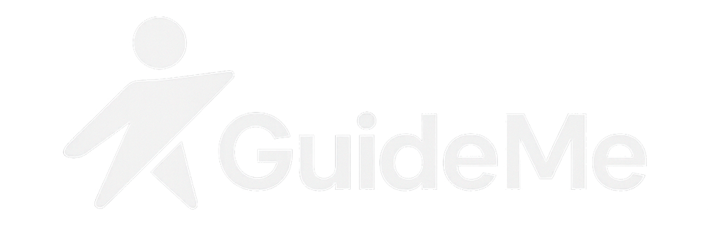 GuideMe - Logo de la plataforma de gestión para guías turísticos