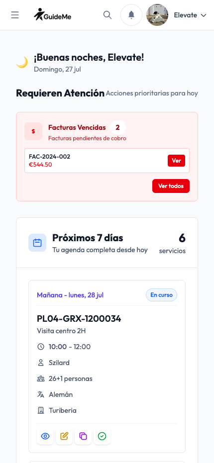 GuideMe va contigo al tour
